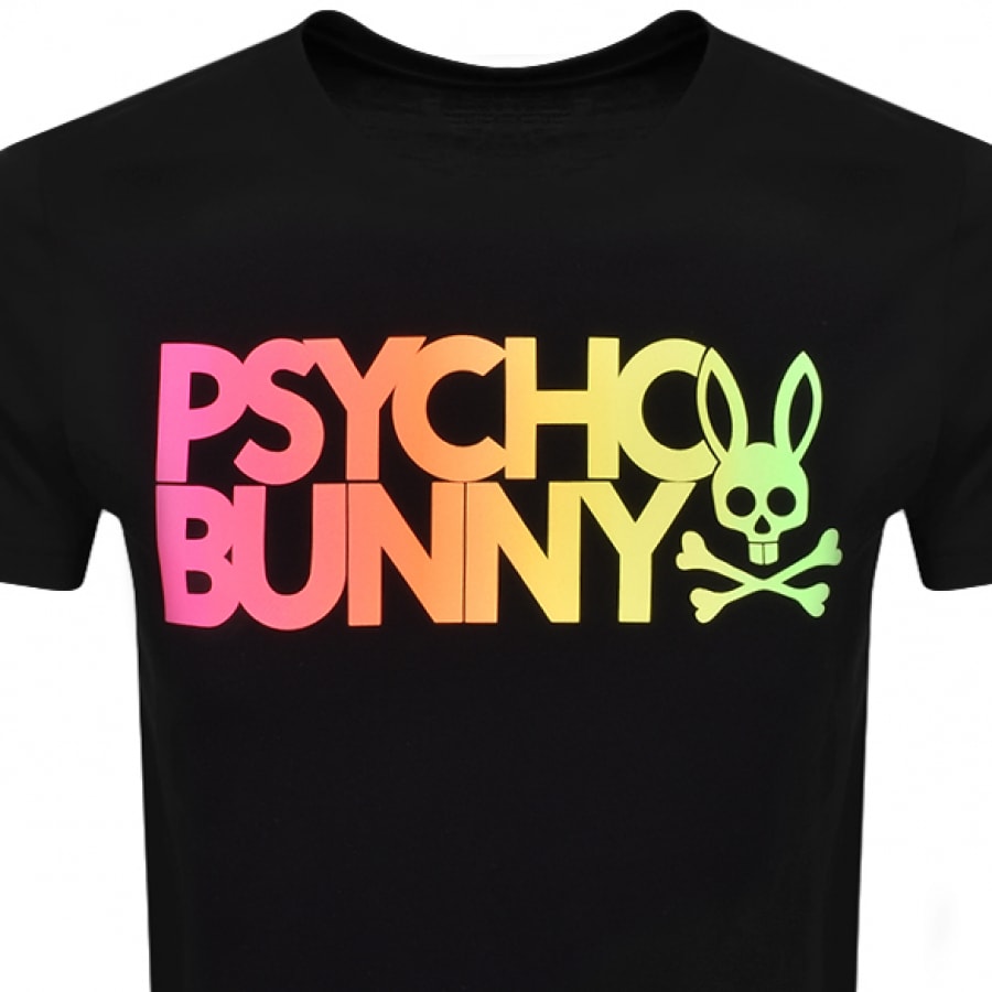 Alternative Image for ProductPsycho Bunny Sheffield Foil T Shirt Black3